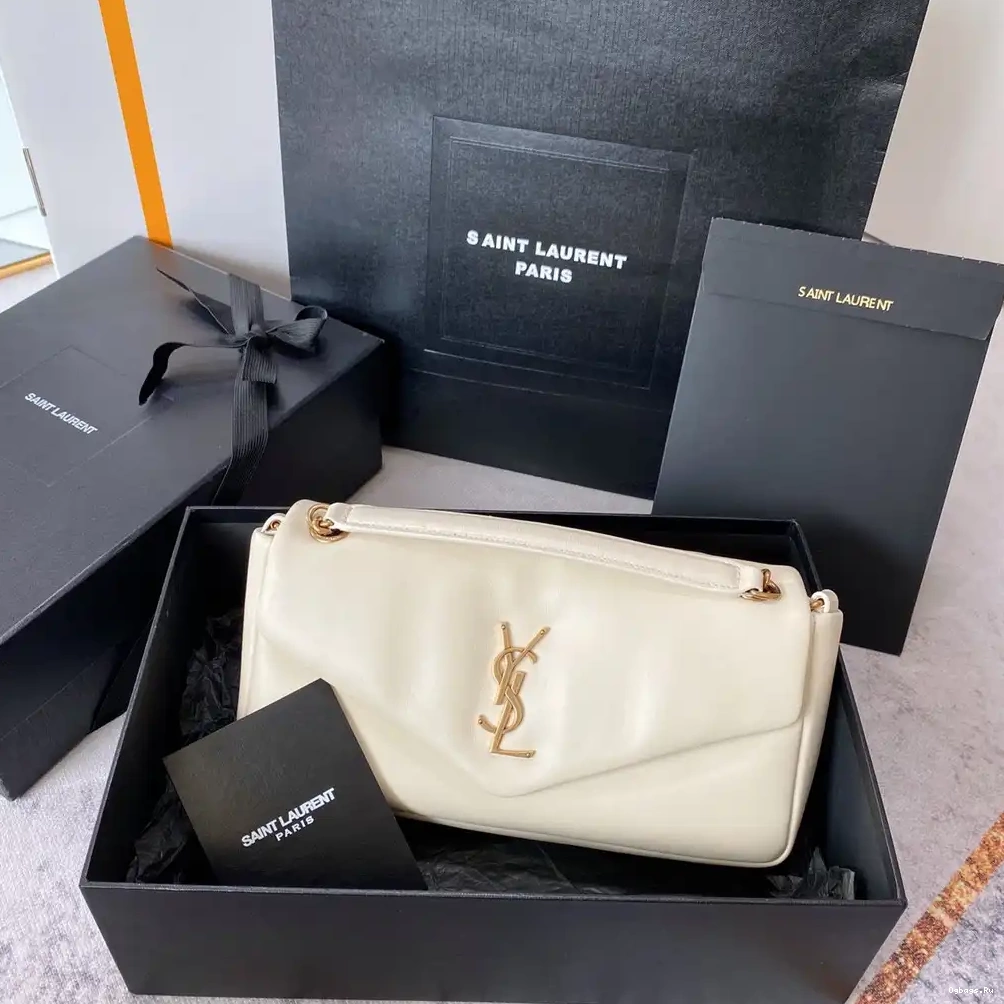 IN LAMBSKIN CALYPSO YSL PLUNGED 0603